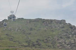 up, up, up the gondola we go!