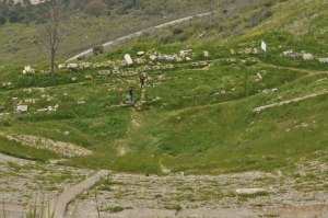 That's a long way down to the stage!