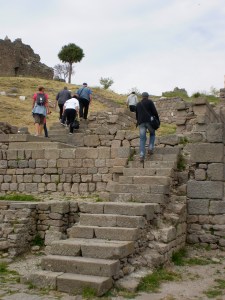 Even at the top, there are stairs to climb!