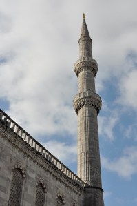 one of six minarets (first one mosque in Turkey to have that many! There is actually only one more in Turkey that has 6.)