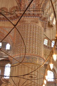 even the pillars were tiled